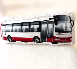 NENÍ SKLADEM - Polštářek 3D -  autobus 