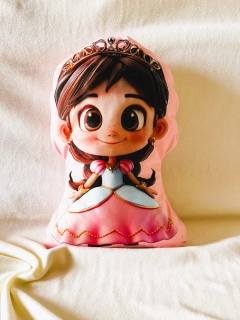Polštářek 3D - princezna 