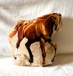 Polštářek 3D - kůň 