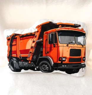 NENÍ SKLADEM - Polštářek 3D - popeláři auto