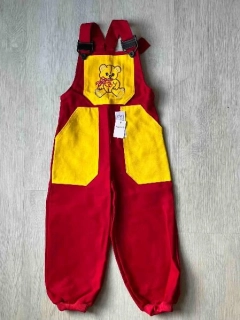 Dětské lacláčky s výšivkou medvídka, vel. 92
