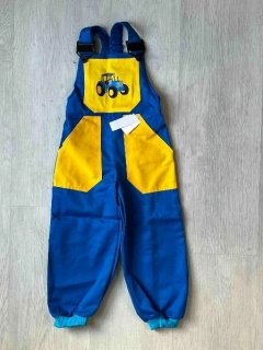 Dětské lacláčky s výšivkou traktoru 3D, vel.98