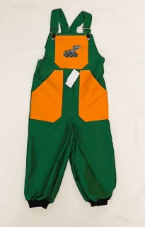 Dětské lacláčky s výšivkou bagru, vel. 92