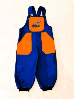 Dětské lacláčky s výšivkou bagru, vel. 92